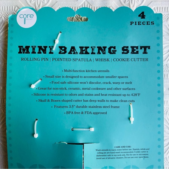 Halloween Skull Mini Baking Set 4 pc - Picture 6 of 6